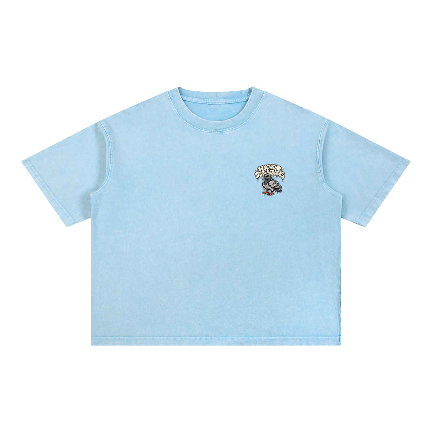 Pigeon Boxy Cotton T-Shirt