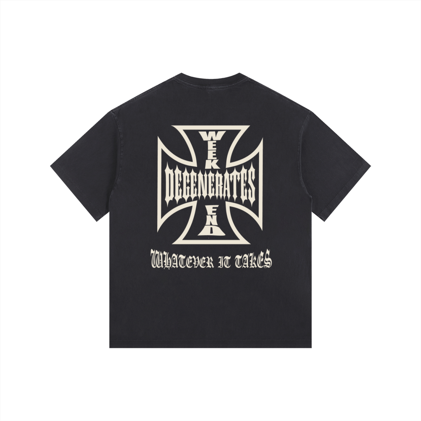 Degenerate Cross - Oversized T-Shirt