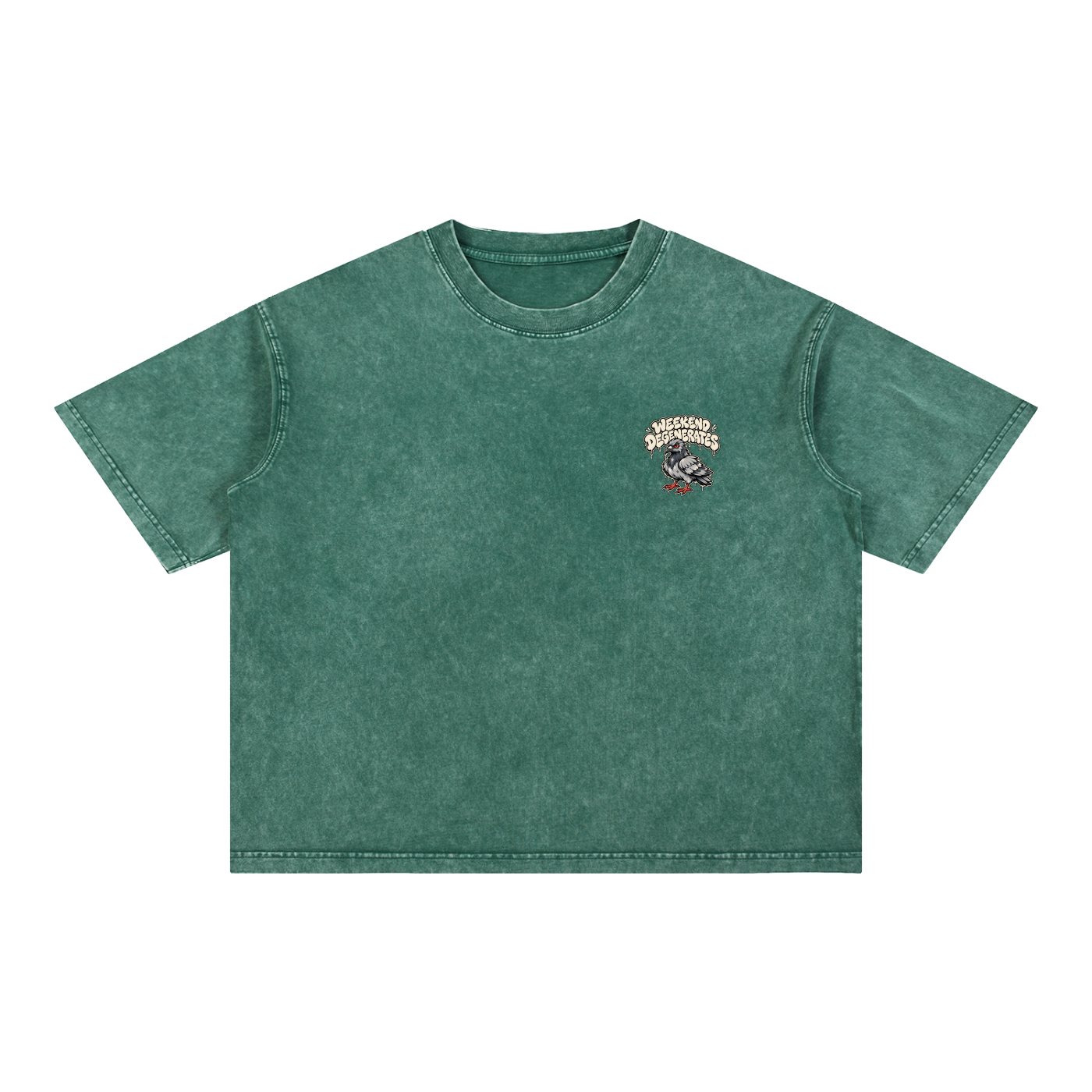 Pigeon Boxy Cotton T-Shirt
