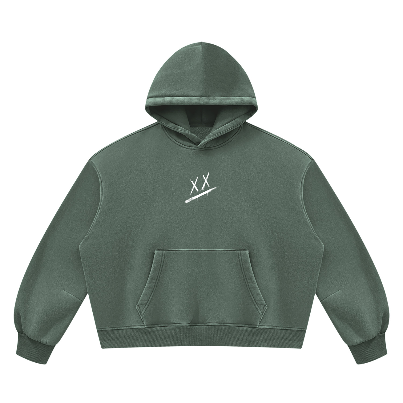The First Vintage Wash Boxy Fleece Hoodie