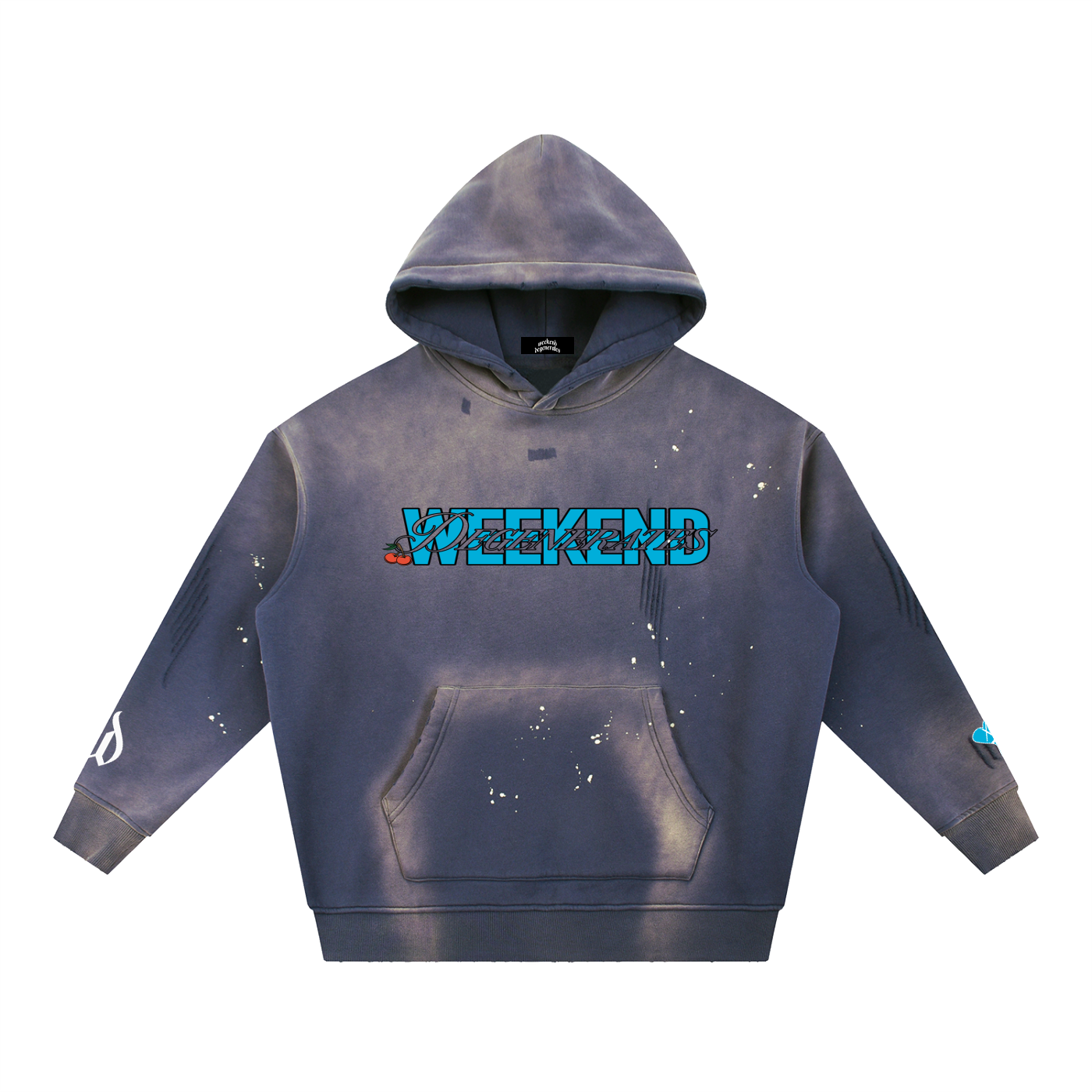 Hearts and Cherries Fleece Hoodie
