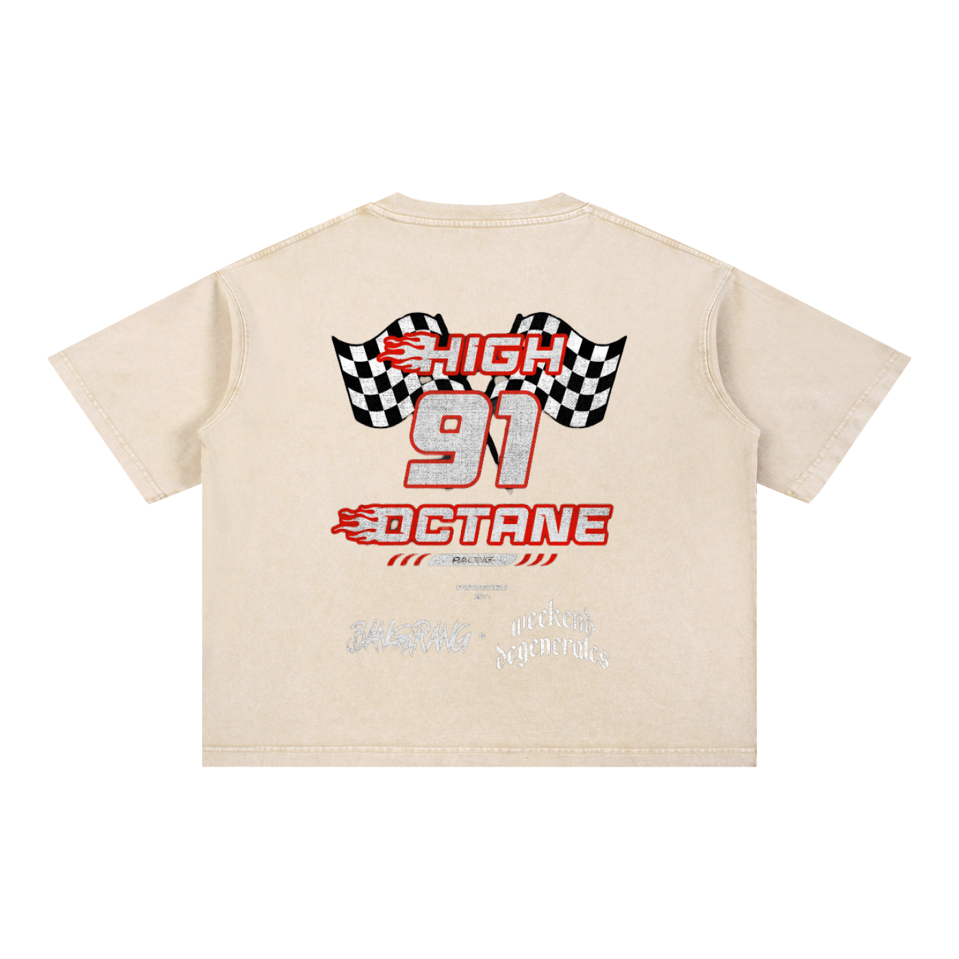 Bangarng XWEKND DGNT Mineral Wash Boxy  T-Shirt