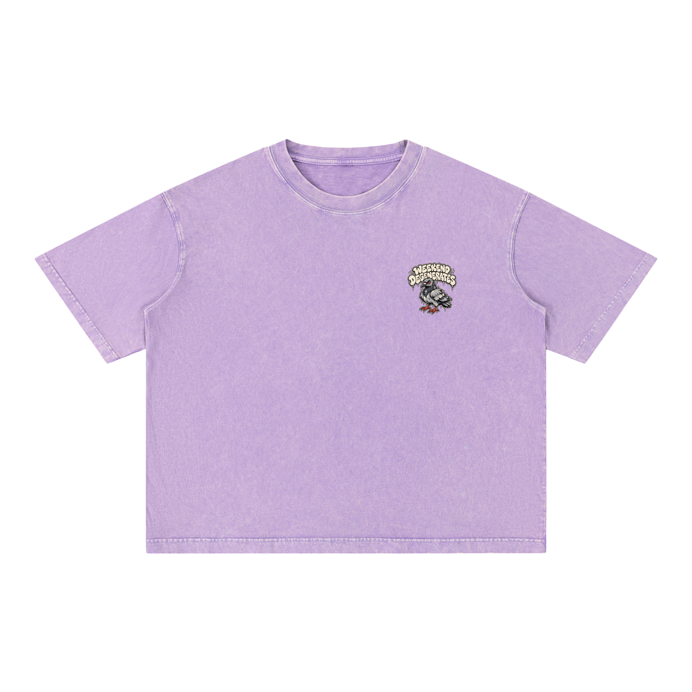 Pigeon Boxy Cotton T-Shirt