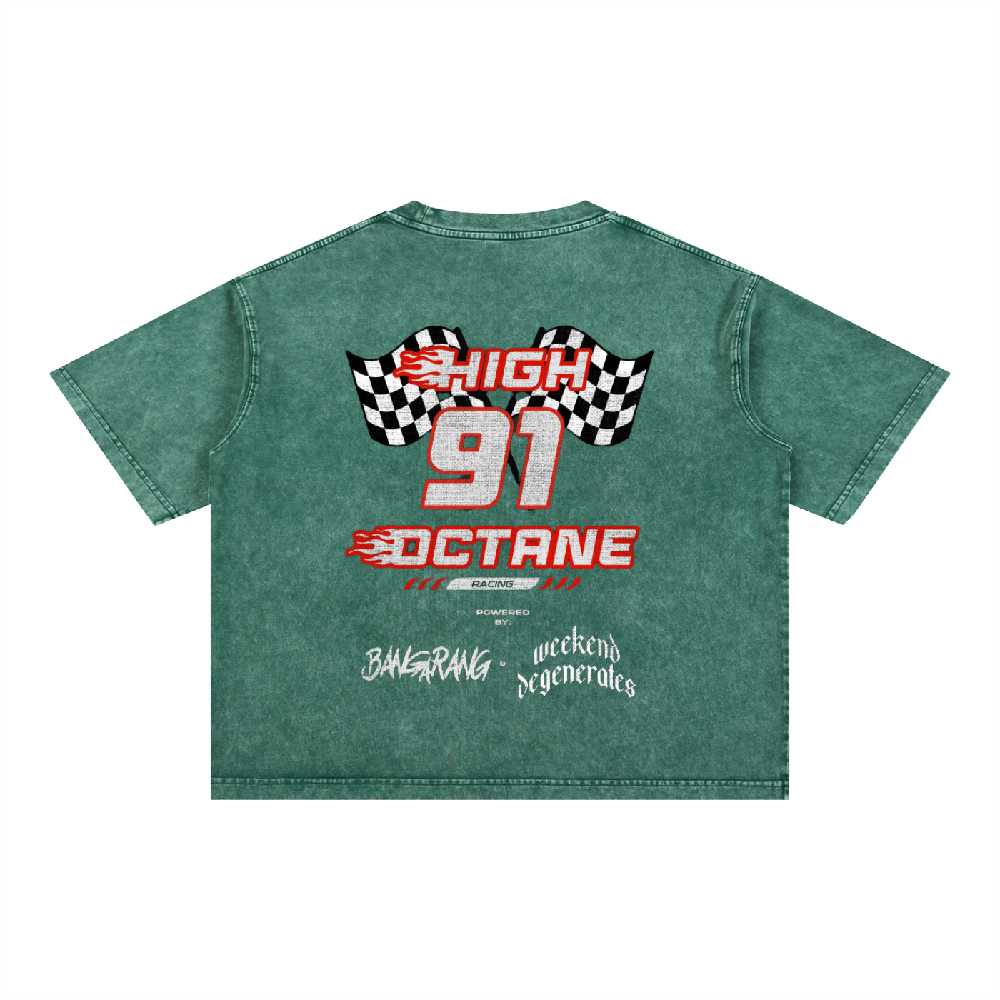Bangarng XWEKND DGNT Mineral Wash Boxy  T-Shirt