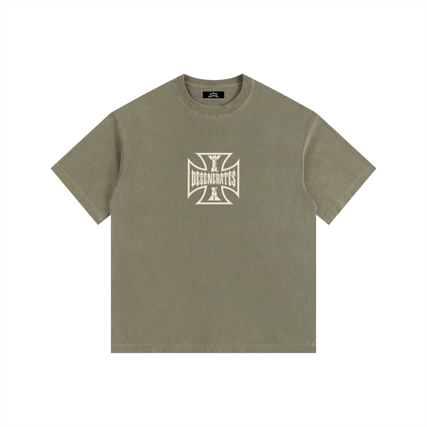 Degenerate Cross - Oversized T-Shirt