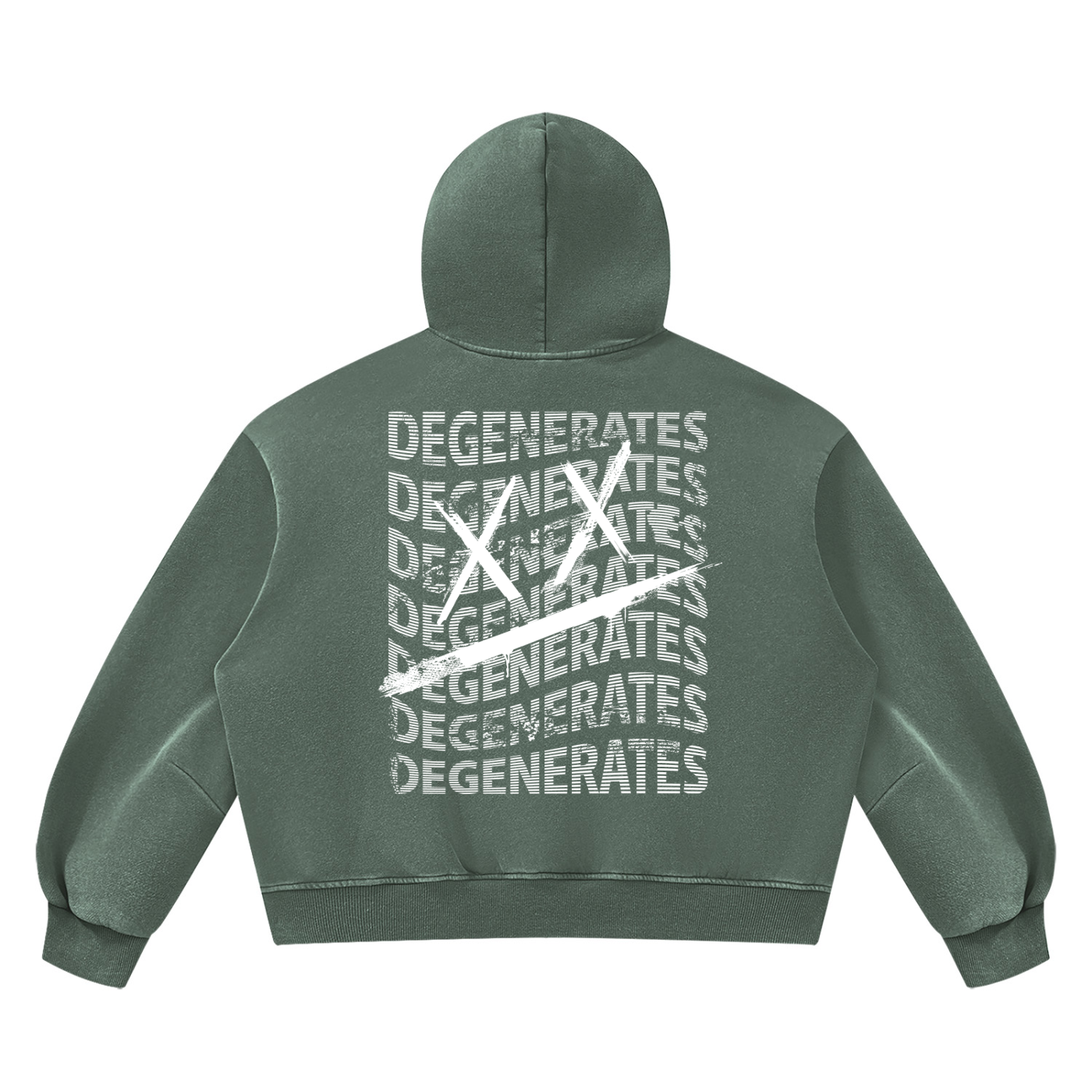 The First Vintage Wash Boxy Fleece Hoodie