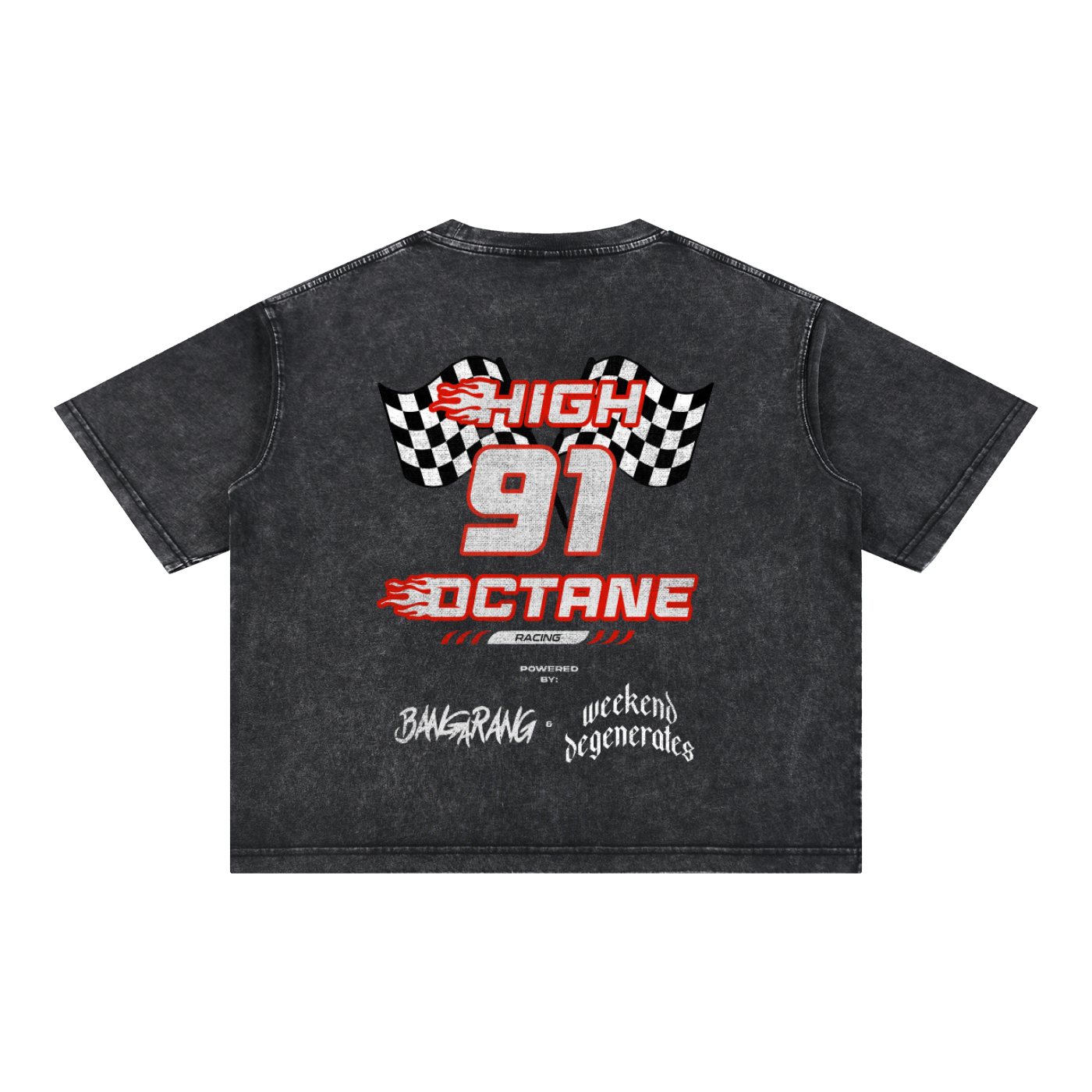 Bangarng XWEKND DGNT Mineral Wash Boxy  T-Shirt