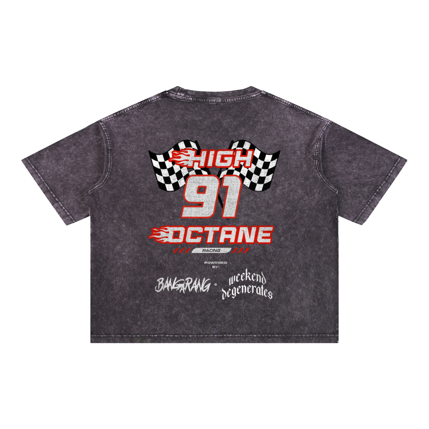 Bangarng XWEKND DGNT Mineral Wash Boxy  T-Shirt