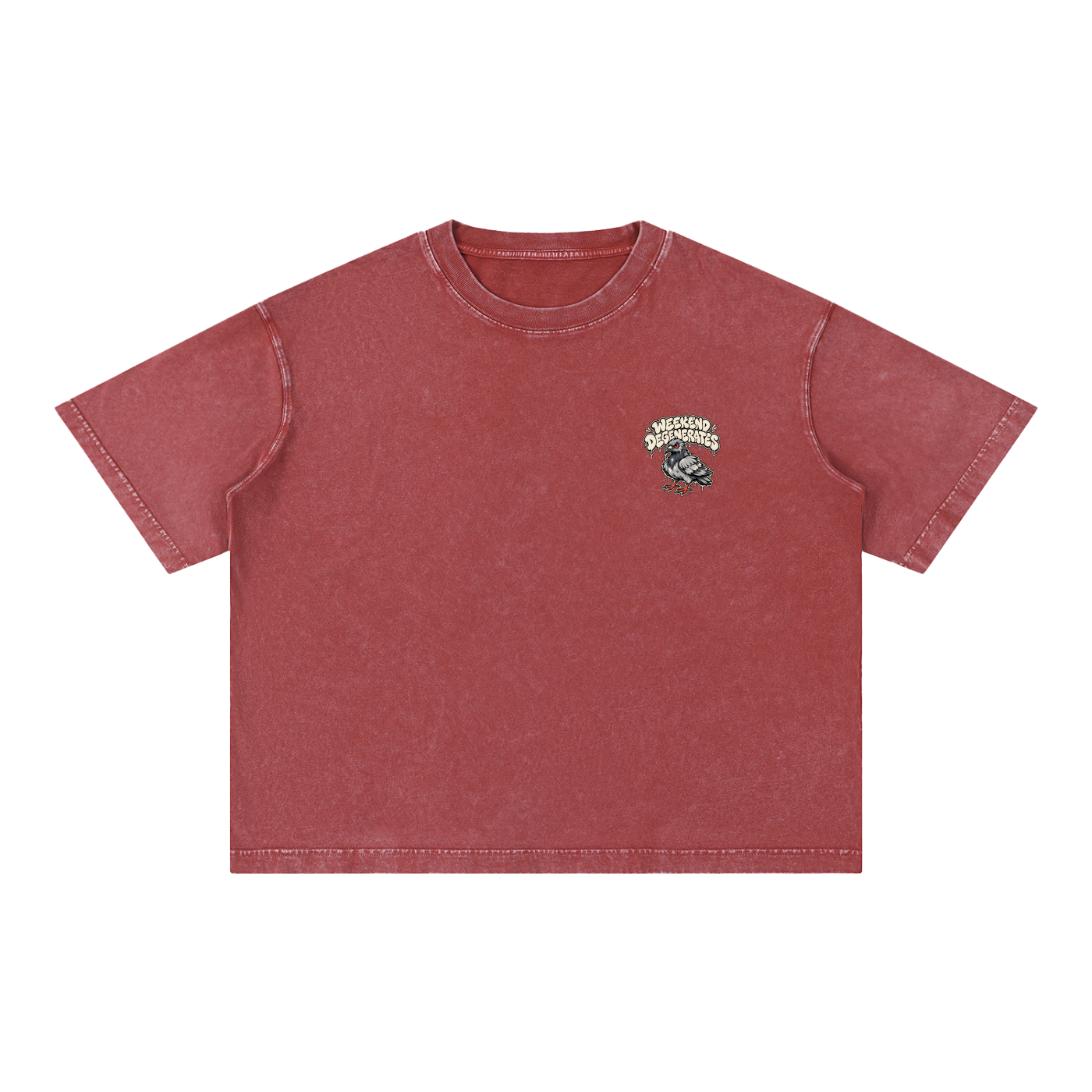 Pigeon Boxy Cotton T-Shirt