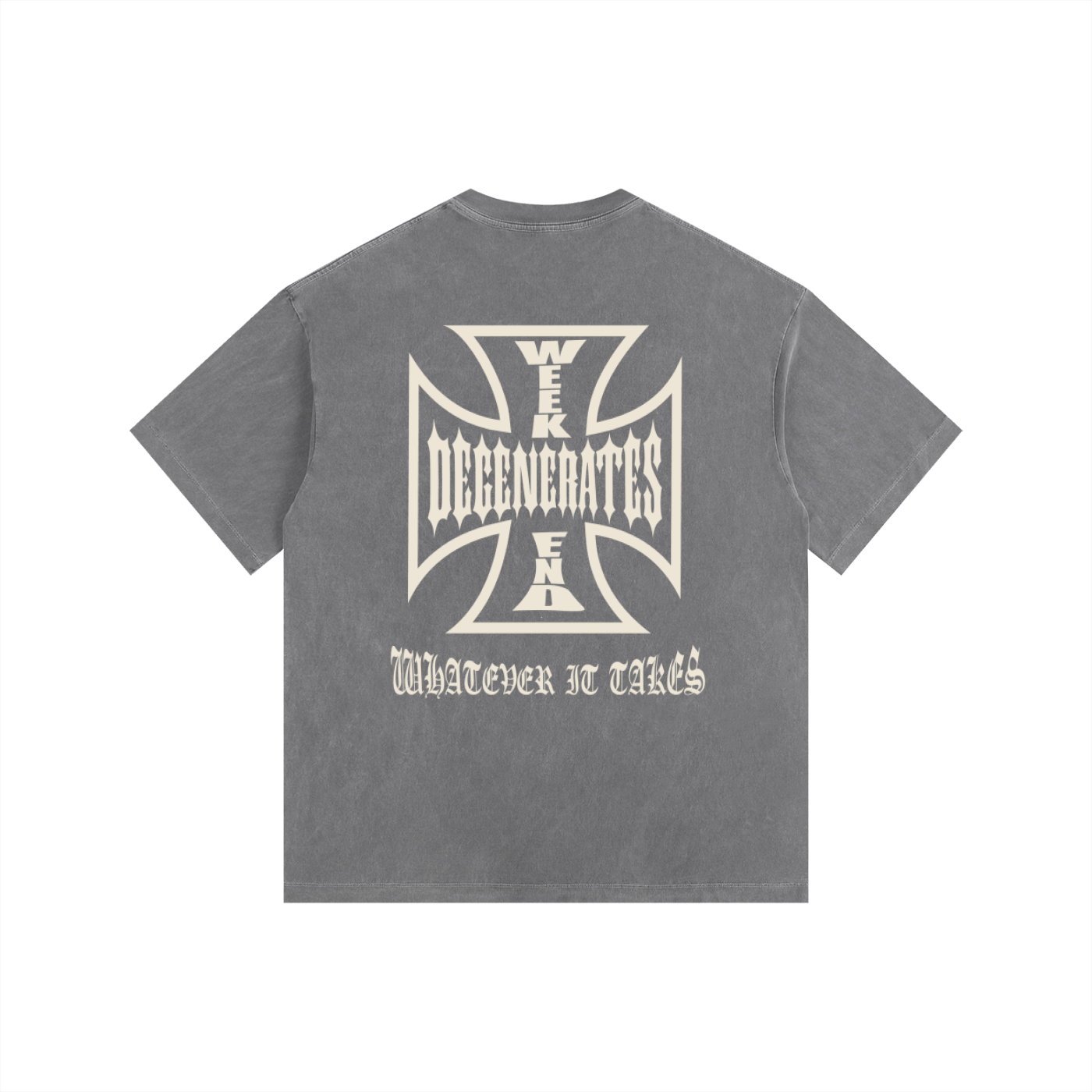 Degenerate Cross - Oversized T-Shirt