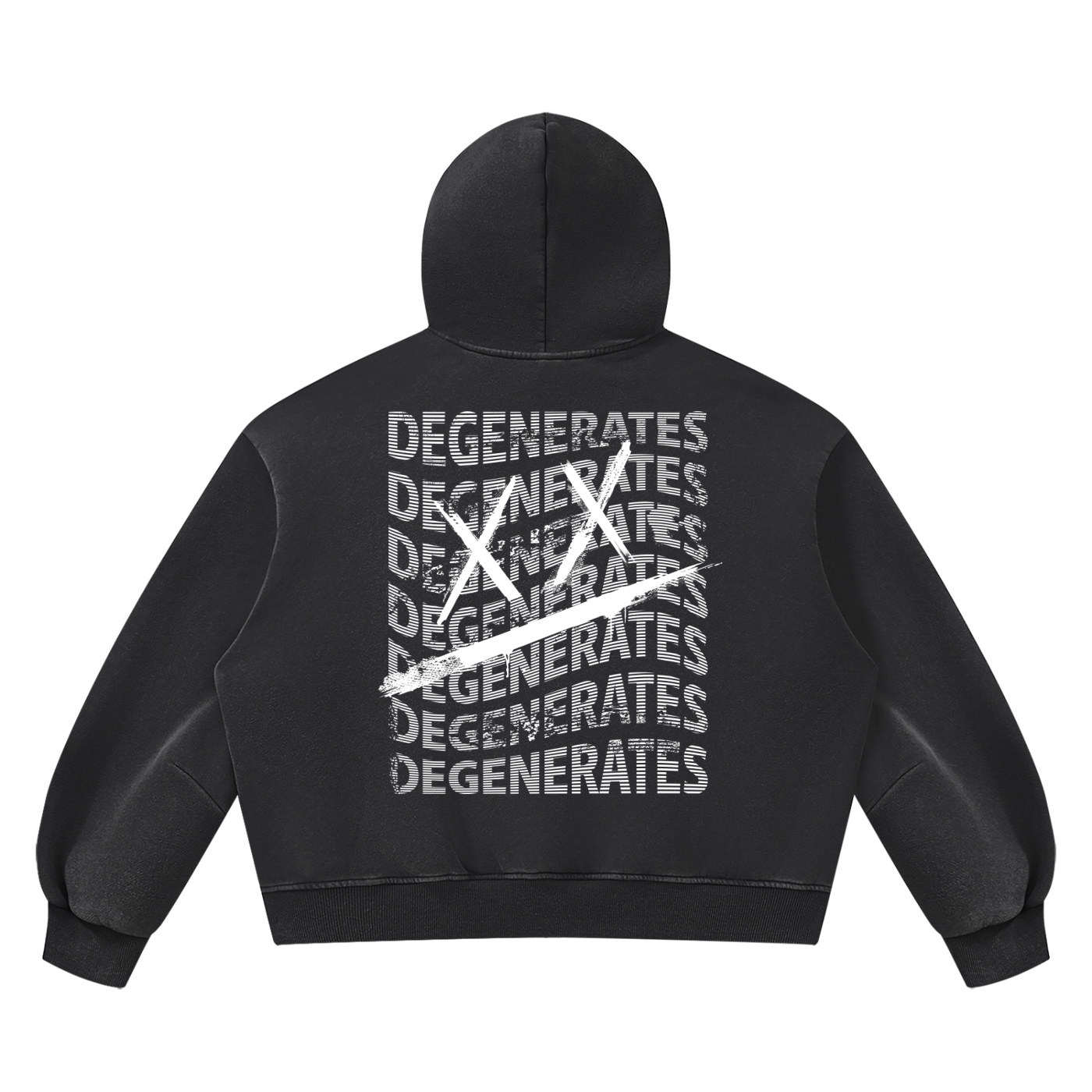 The First Vintage Wash Boxy Fleece Hoodie