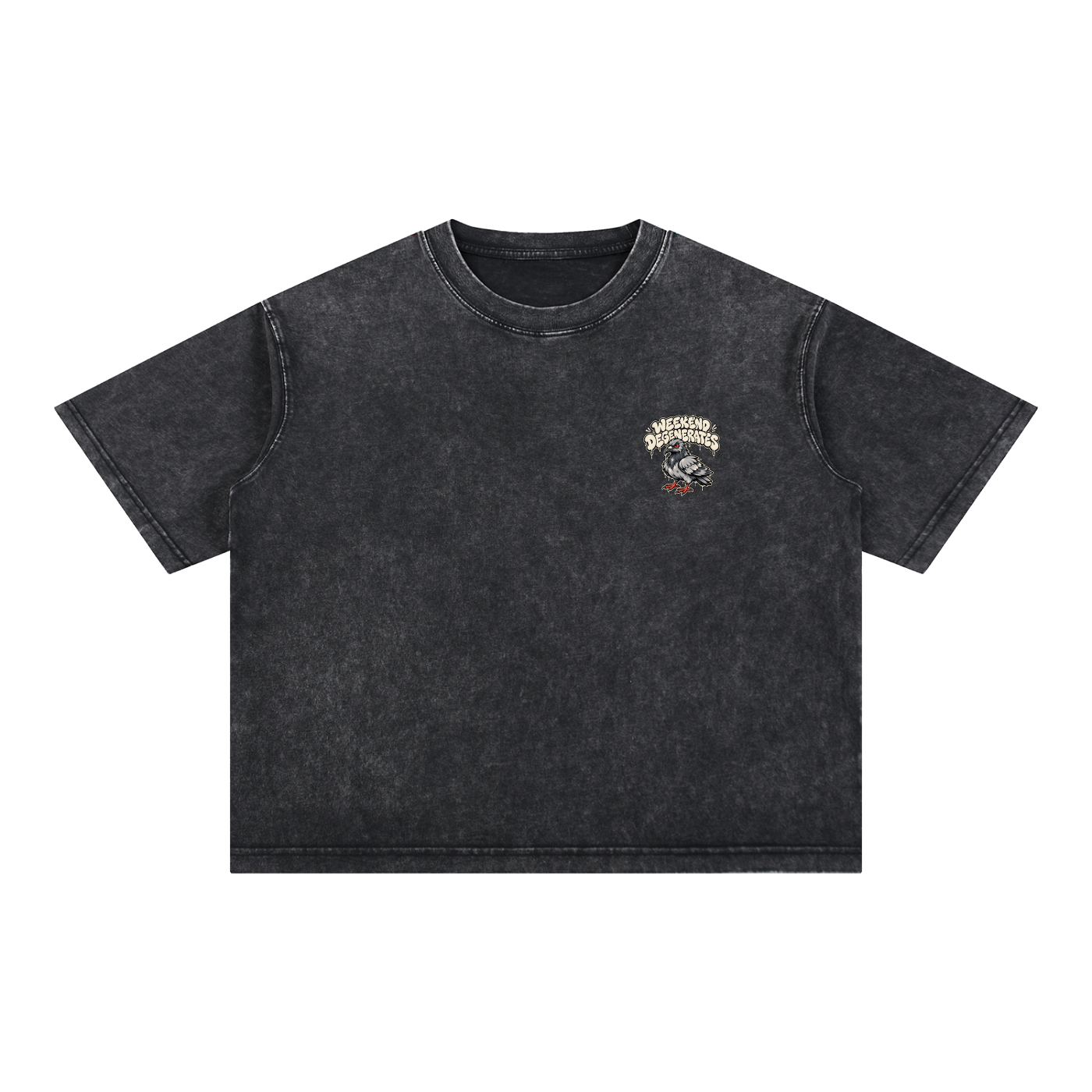 Pigeon Boxy Cotton T-Shirt