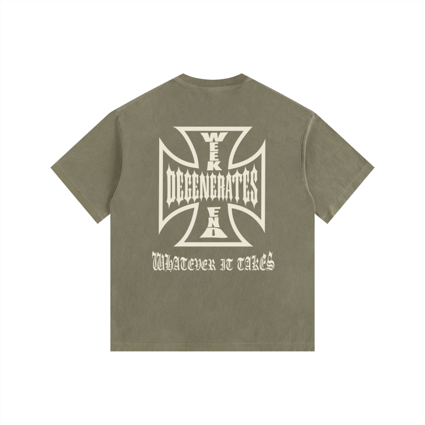 Degenerate Cross - Oversized T-Shirt