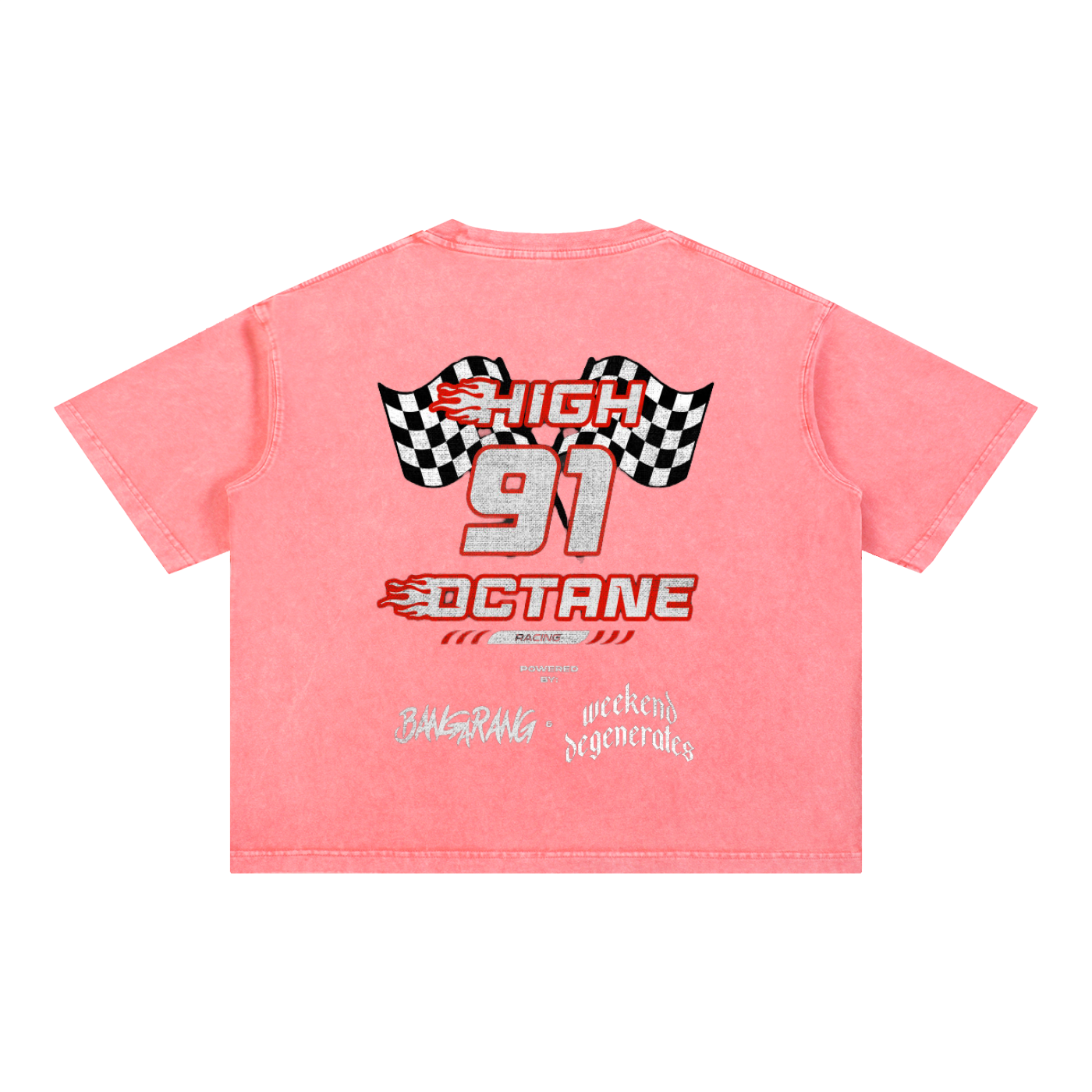 Bangarng XWEKND DGNT Mineral Wash Boxy  T-Shirt
