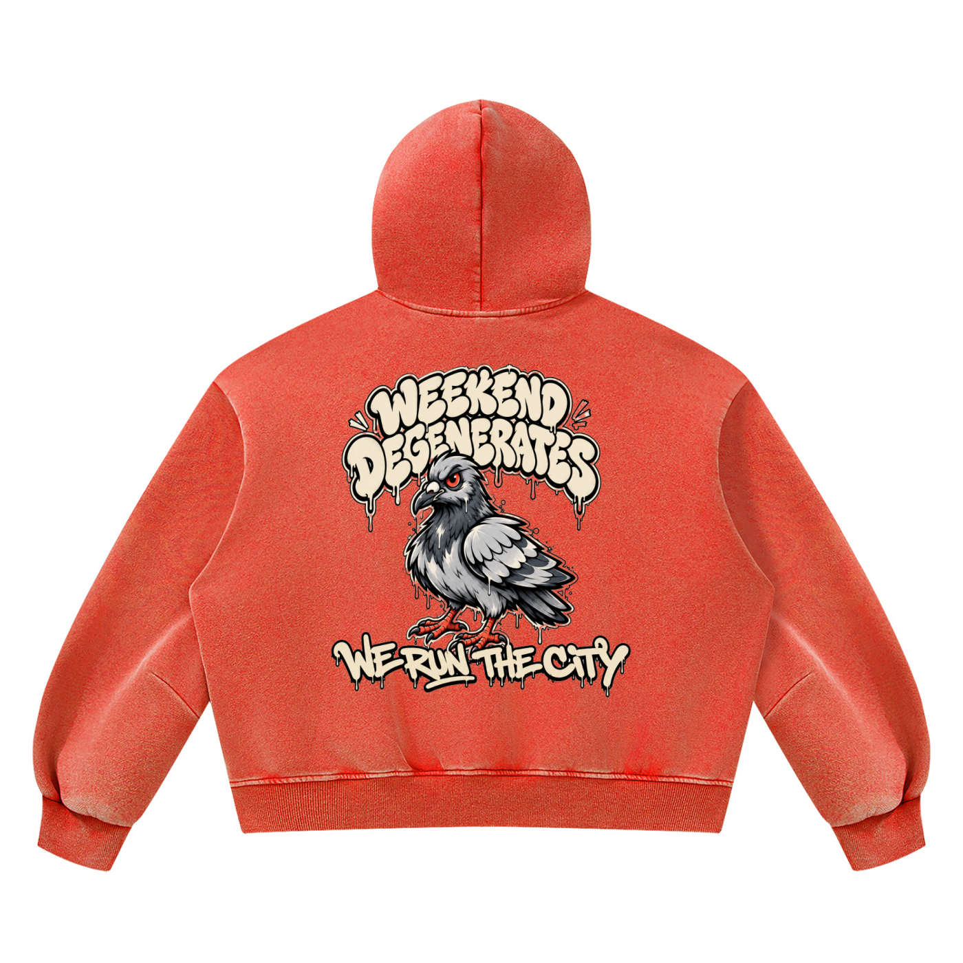 Pigeon Vintage Wash Boxy Fleece Hoodie