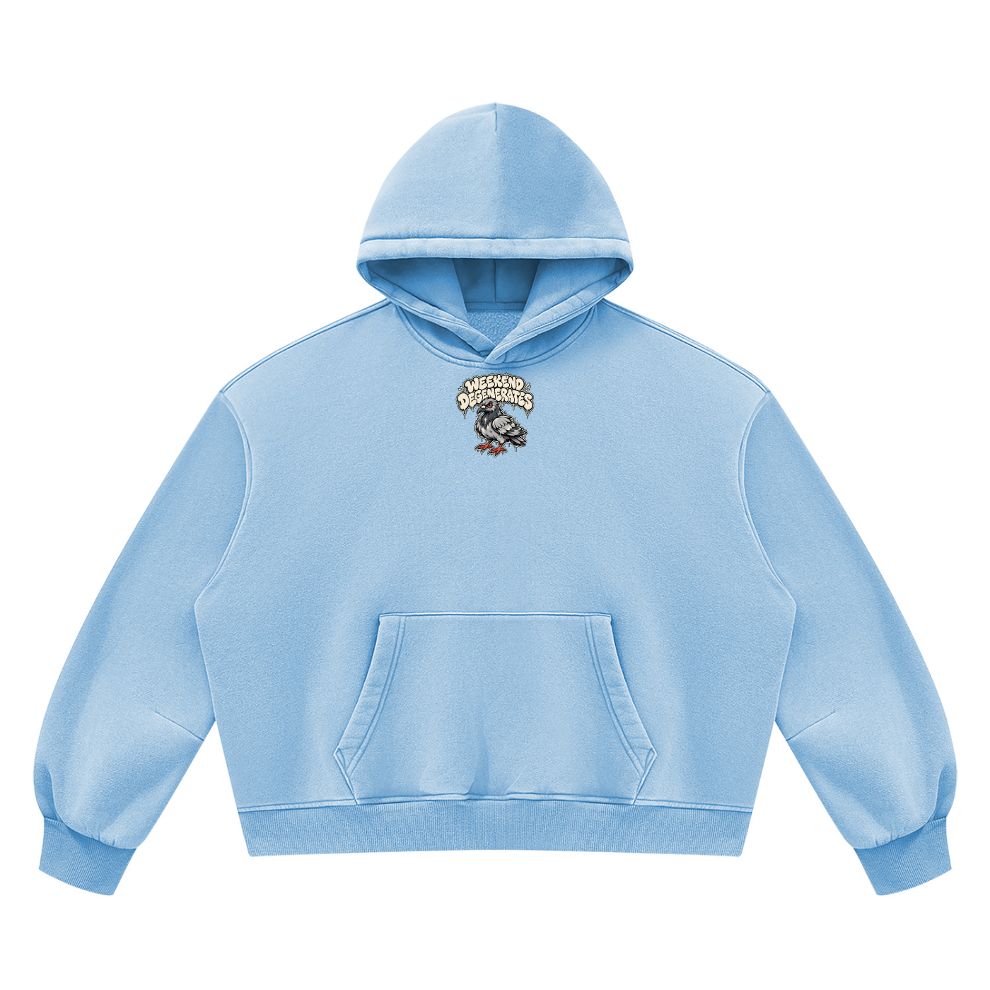 Pigeon Vintage Wash Boxy Fleece Hoodie