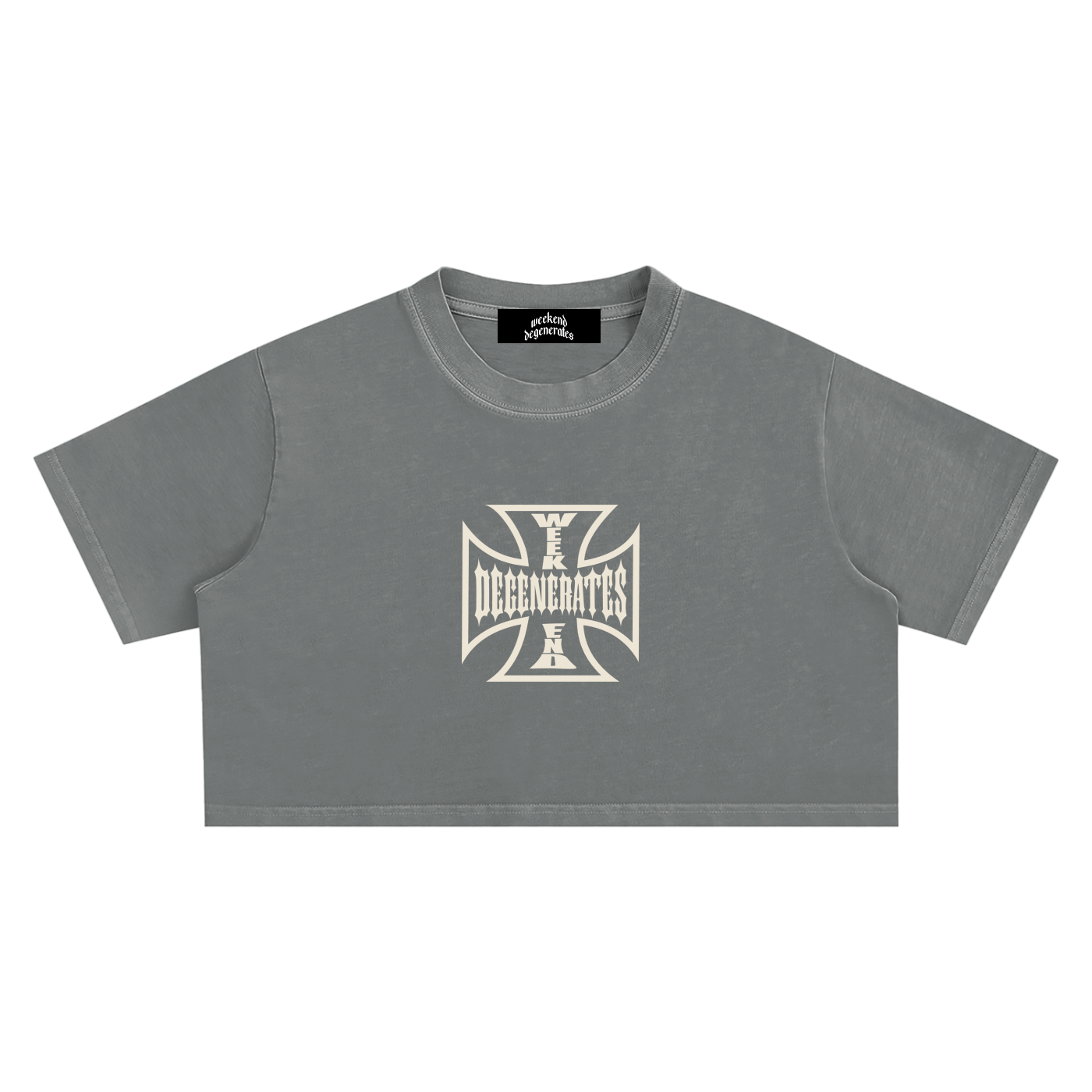 Degenerate Cross Crop Top