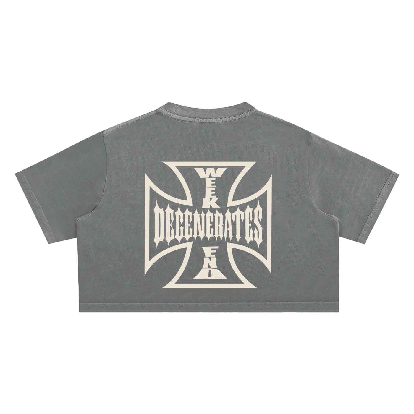 Degenerate Cross Crop Top