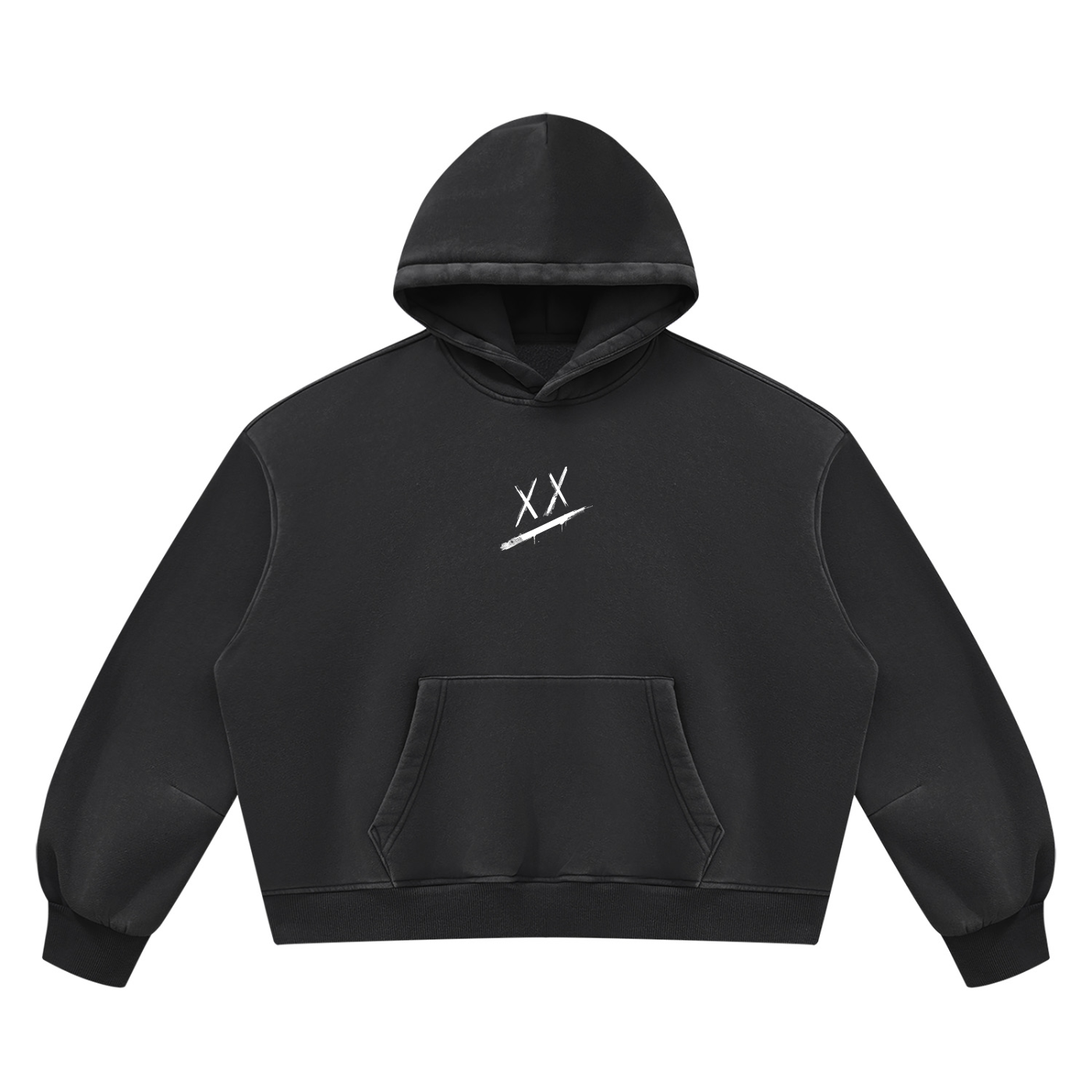 The First Vintage Wash Boxy Fleece Hoodie