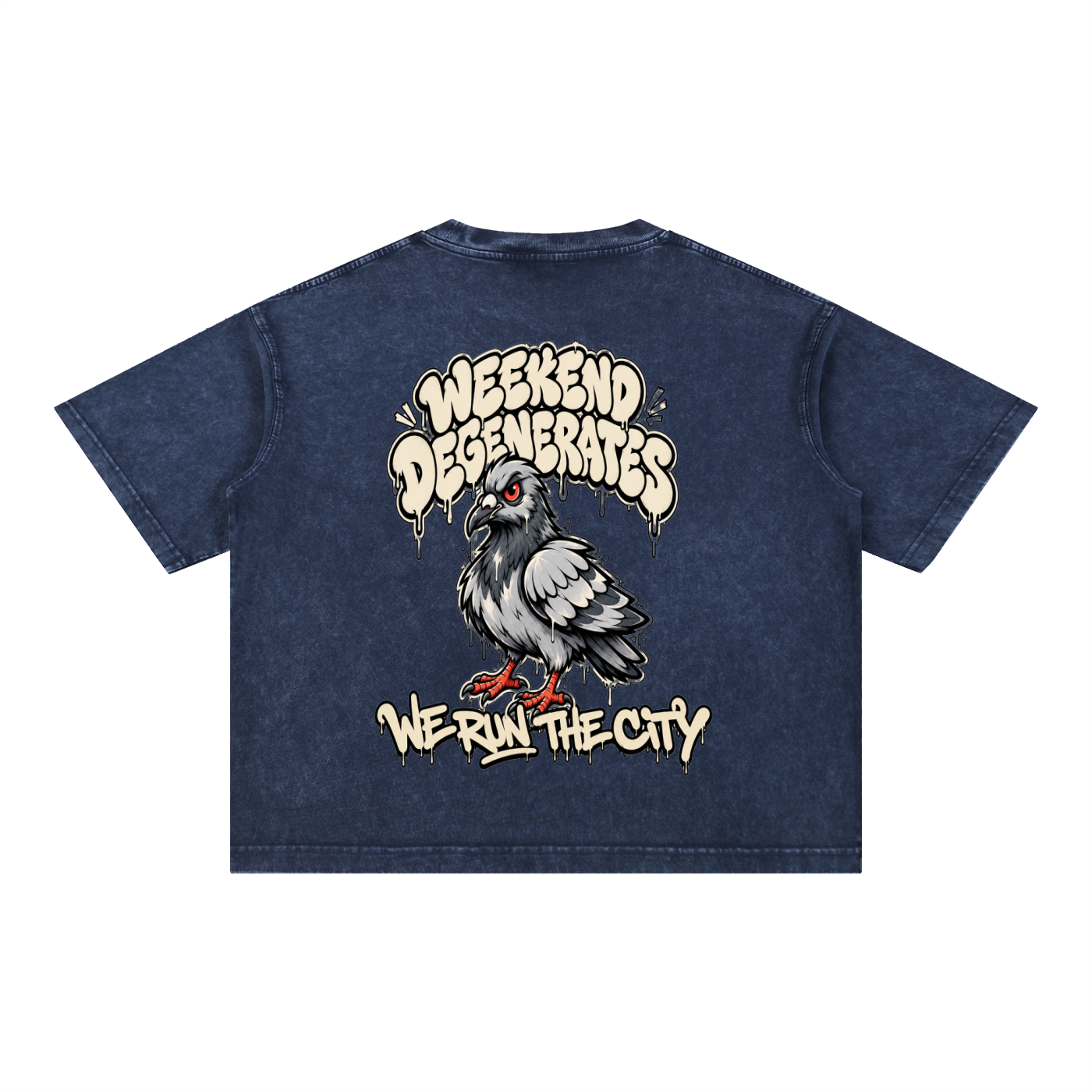 Pigeon Boxy Cotton T-Shirt