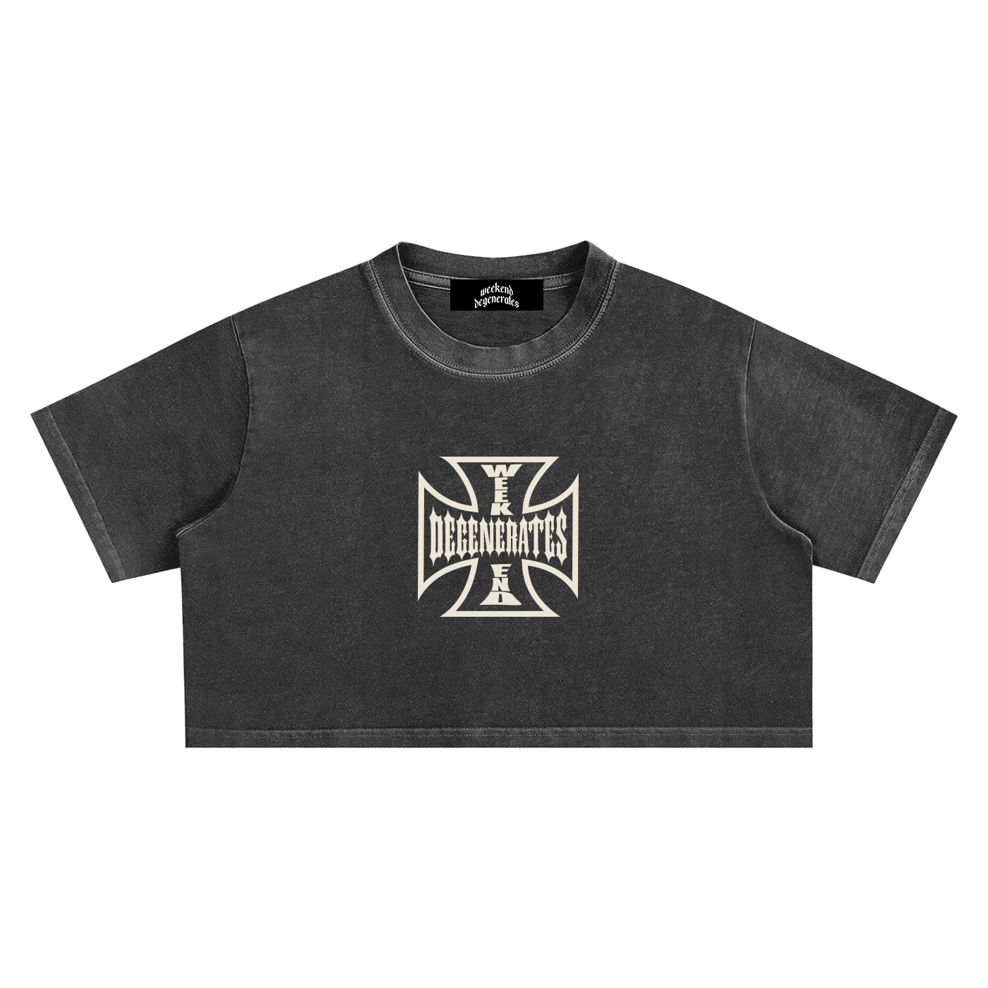 Degenerate Cross Crop Top
