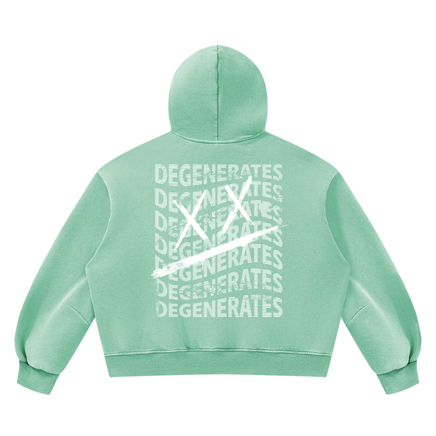 The First Vintage Wash Boxy Fleece Hoodie