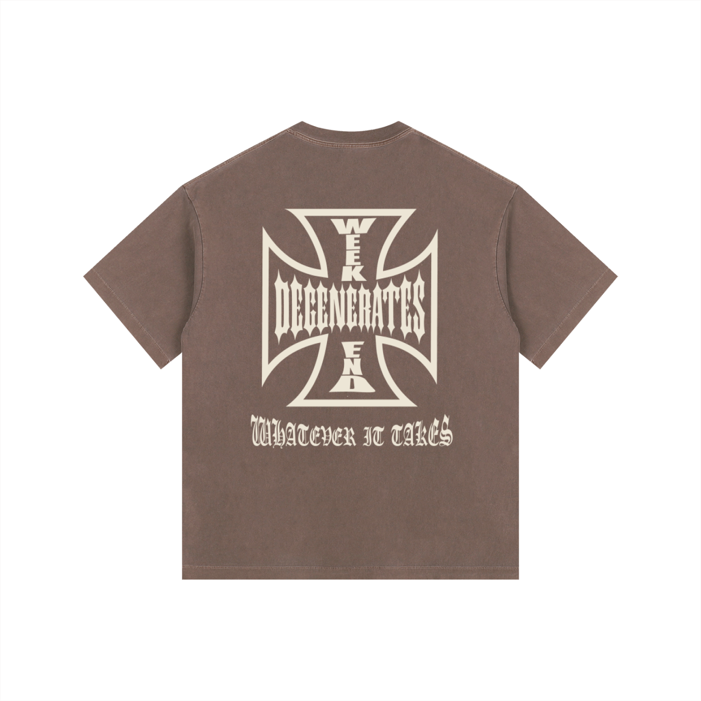 Degenerate Cross - Oversized T-Shirt