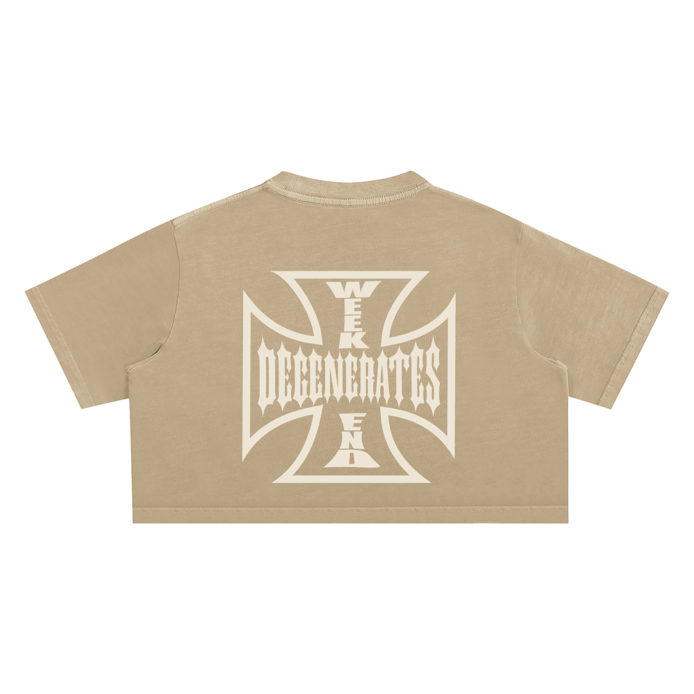 Degenerate Cross Crop Top