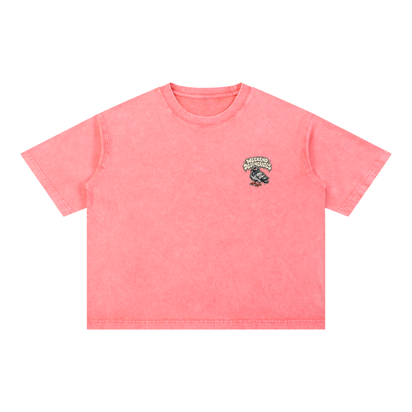 Pigeon Boxy Cotton T-Shirt