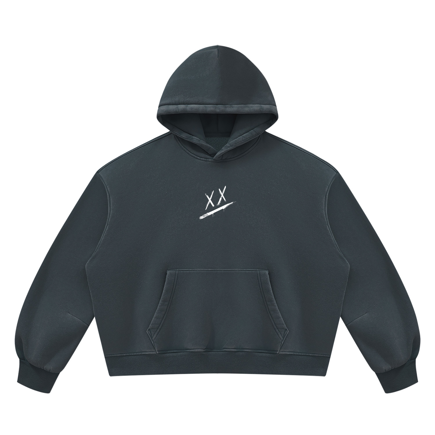 The First Vintage Wash Boxy Fleece Hoodie