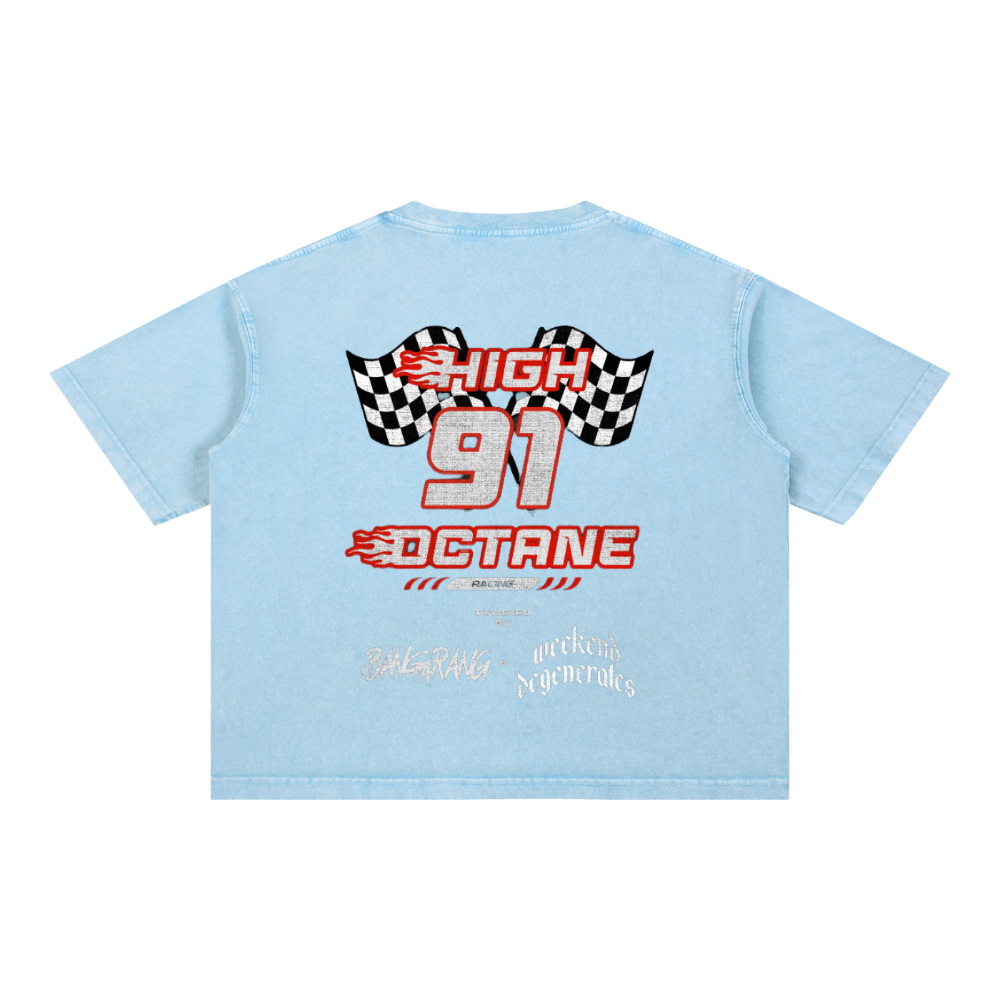 Bangarng XWEKND DGNT Mineral Wash Boxy  T-Shirt