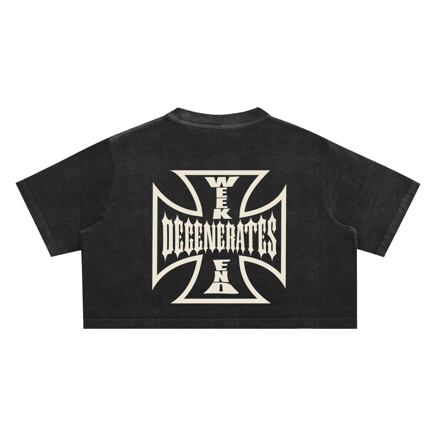 Degenerate Cross Crop Top
