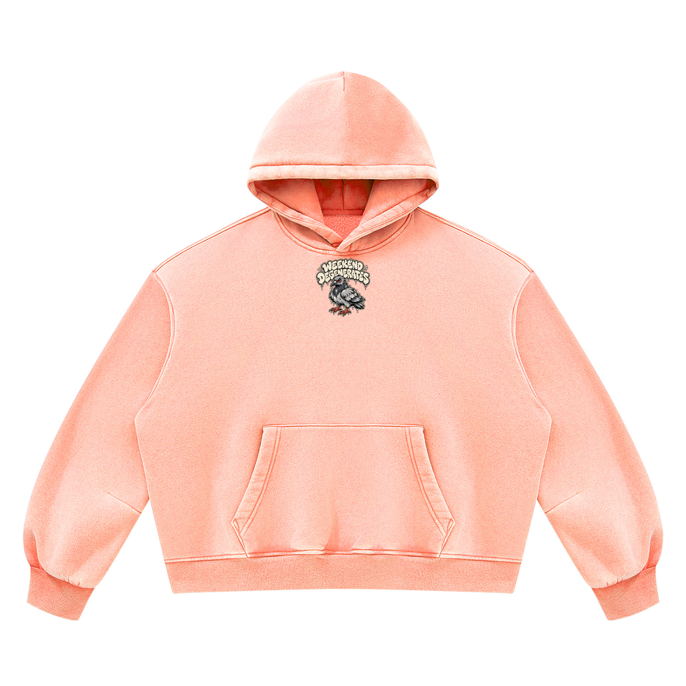 Pigeon Vintage Wash Boxy Fleece Hoodie