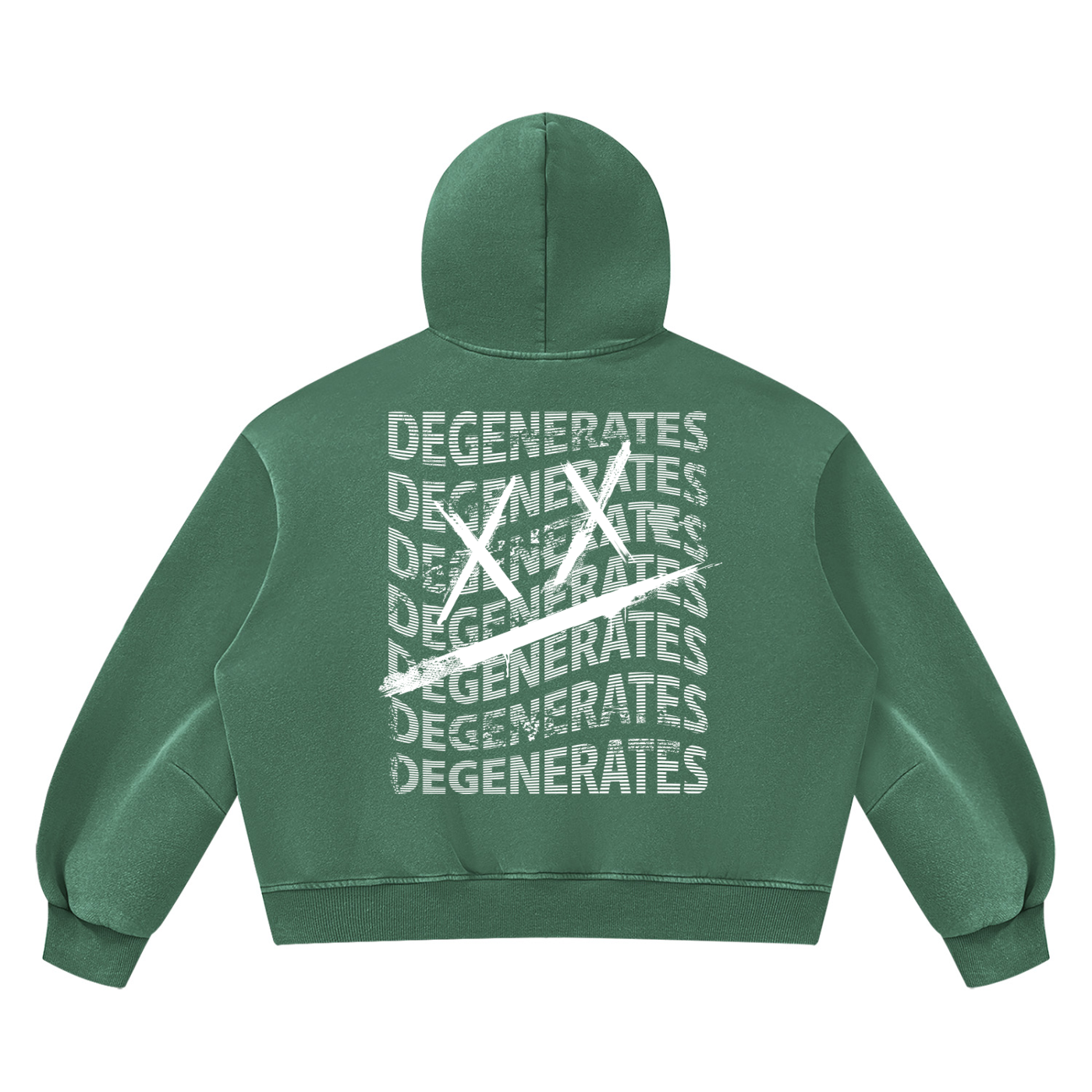 The First Vintage Wash Boxy Fleece Hoodie
