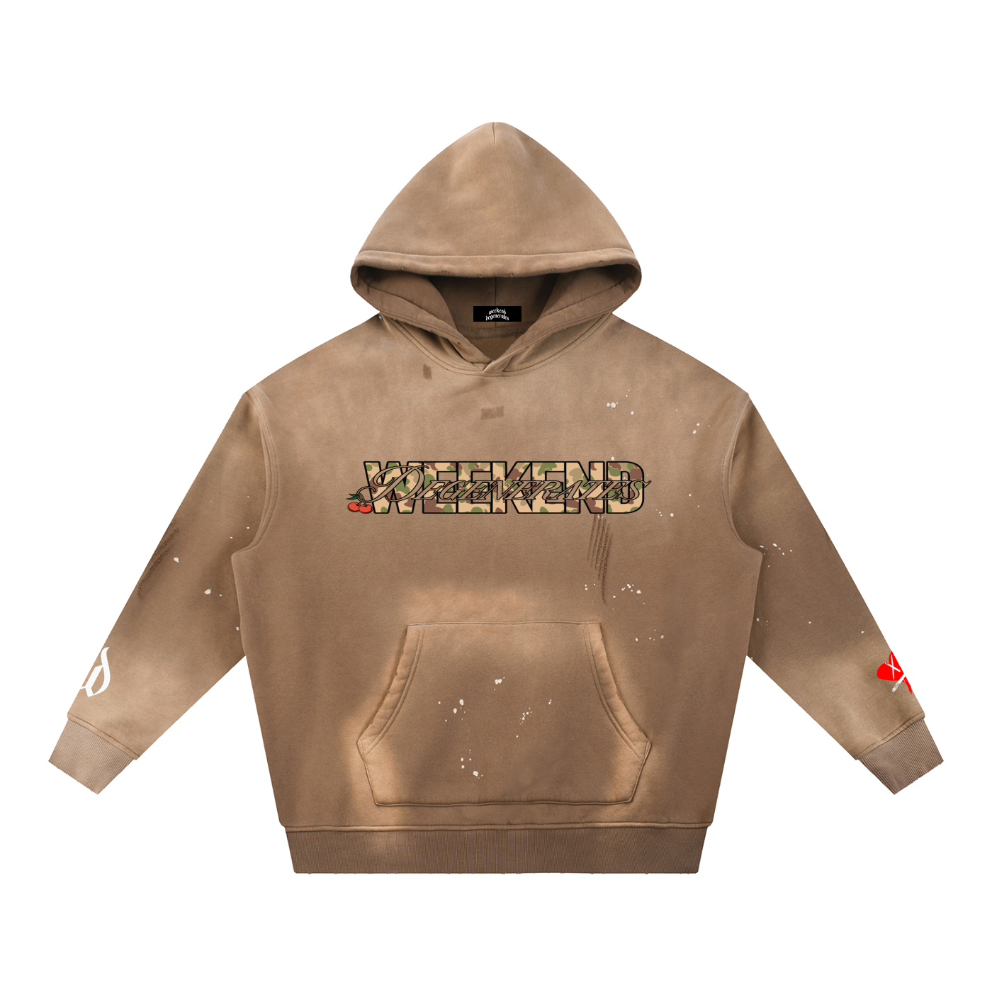 Hearts and Cherries Fleece Hoodie
