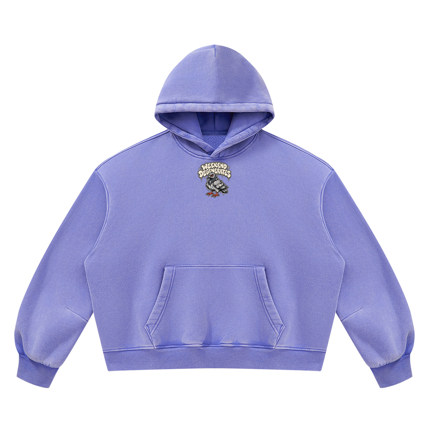 Pigeon Vintage Wash Boxy Fleece Hoodie