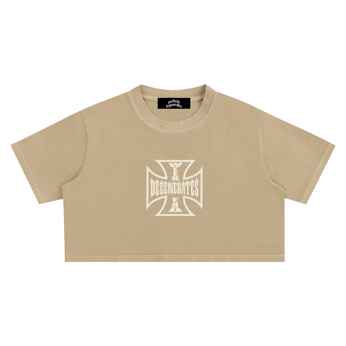 Degenerate Cross Crop Top