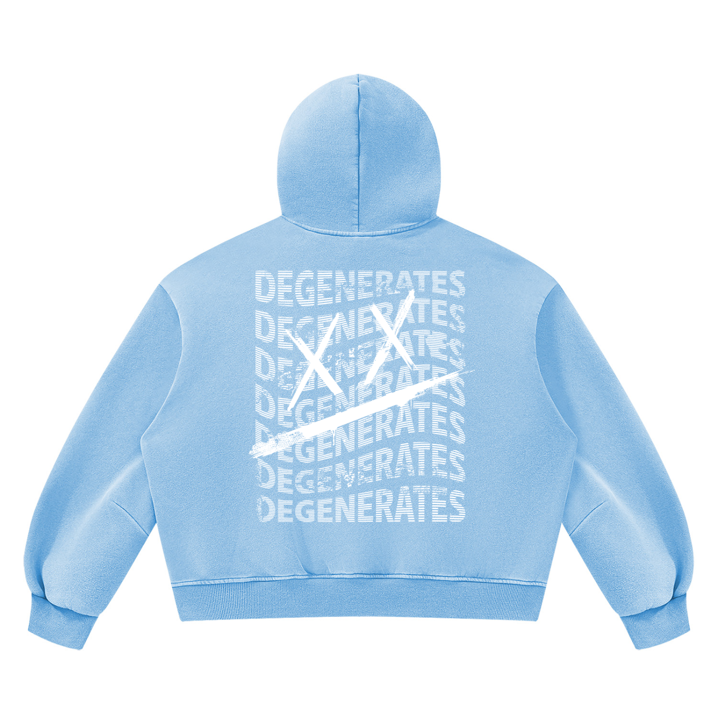 The First Vintage Wash Boxy Fleece Hoodie