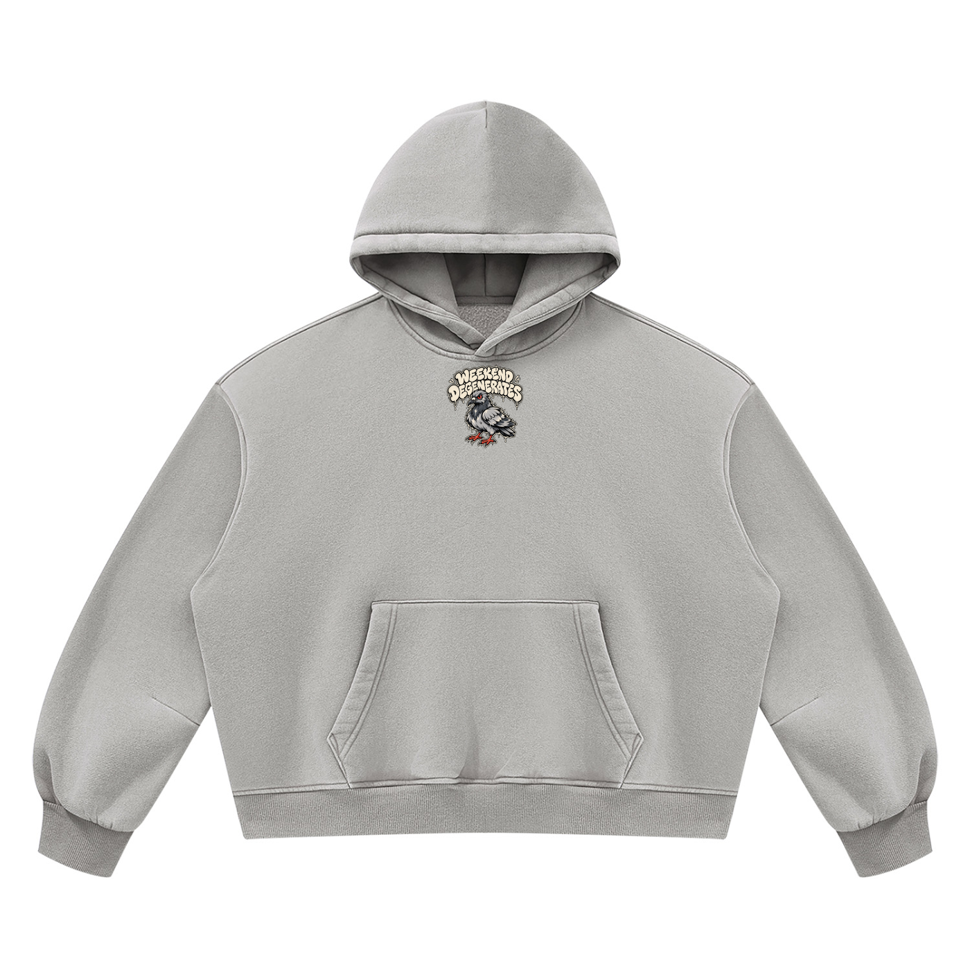 Pigeon Vintage Wash Boxy Fleece Hoodie