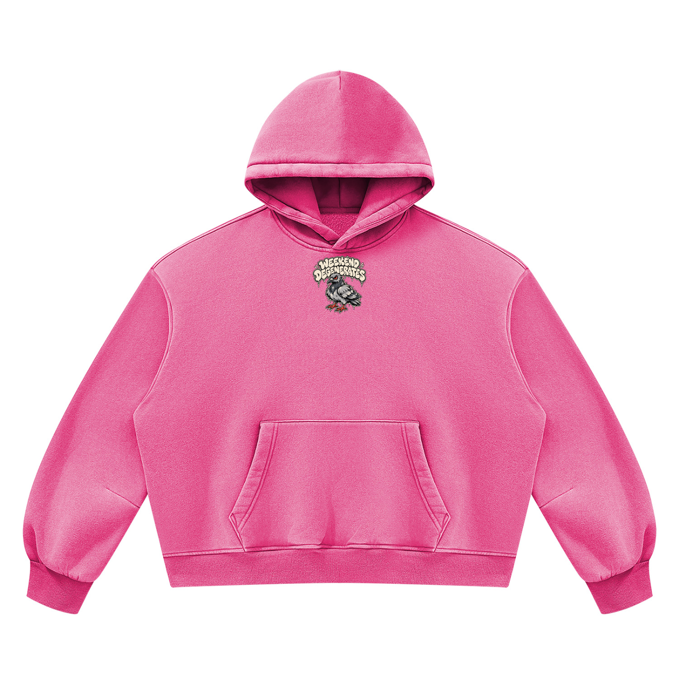 Pigeon Vintage Wash Boxy Fleece Hoodie