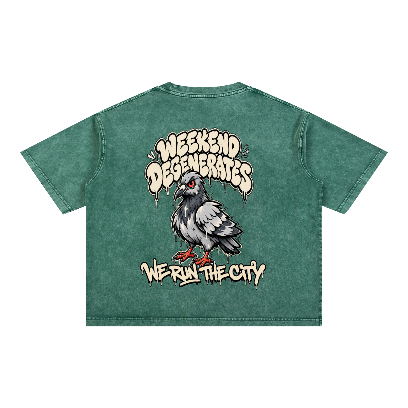 Pigeon Boxy Cotton T-Shirt