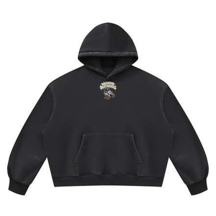 Pigeon Vintage Wash Boxy Fleece Hoodie