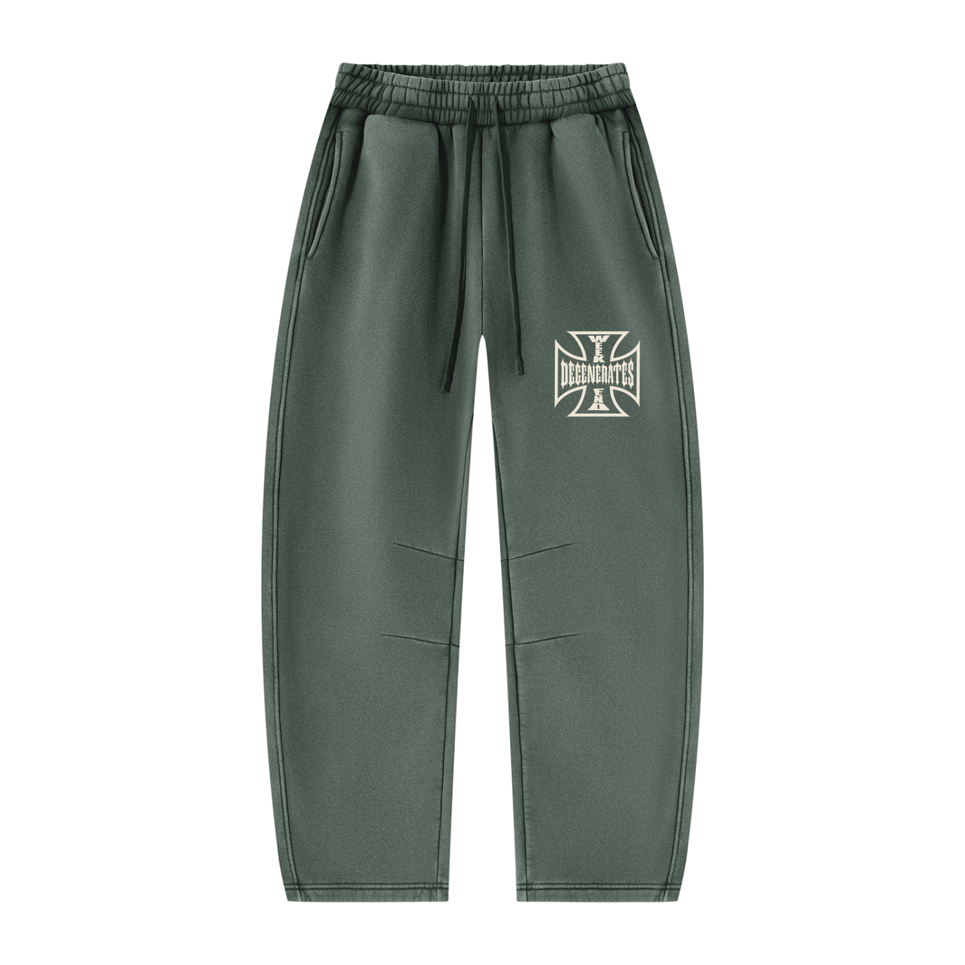 Degenerate Cross - Wash  Fleece Sweatpants