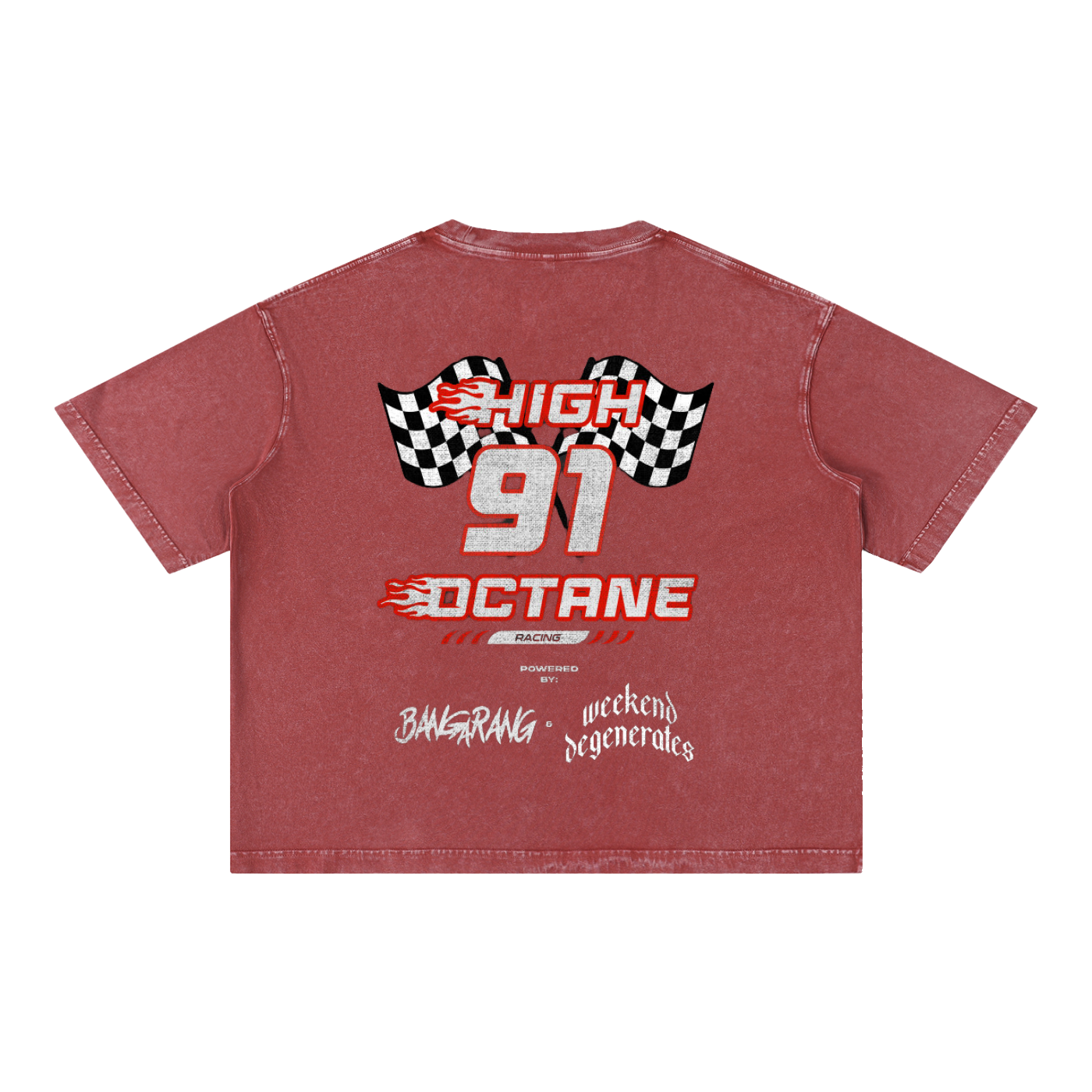 Bangarng XWEKND DGNT Mineral Wash Boxy  T-Shirt