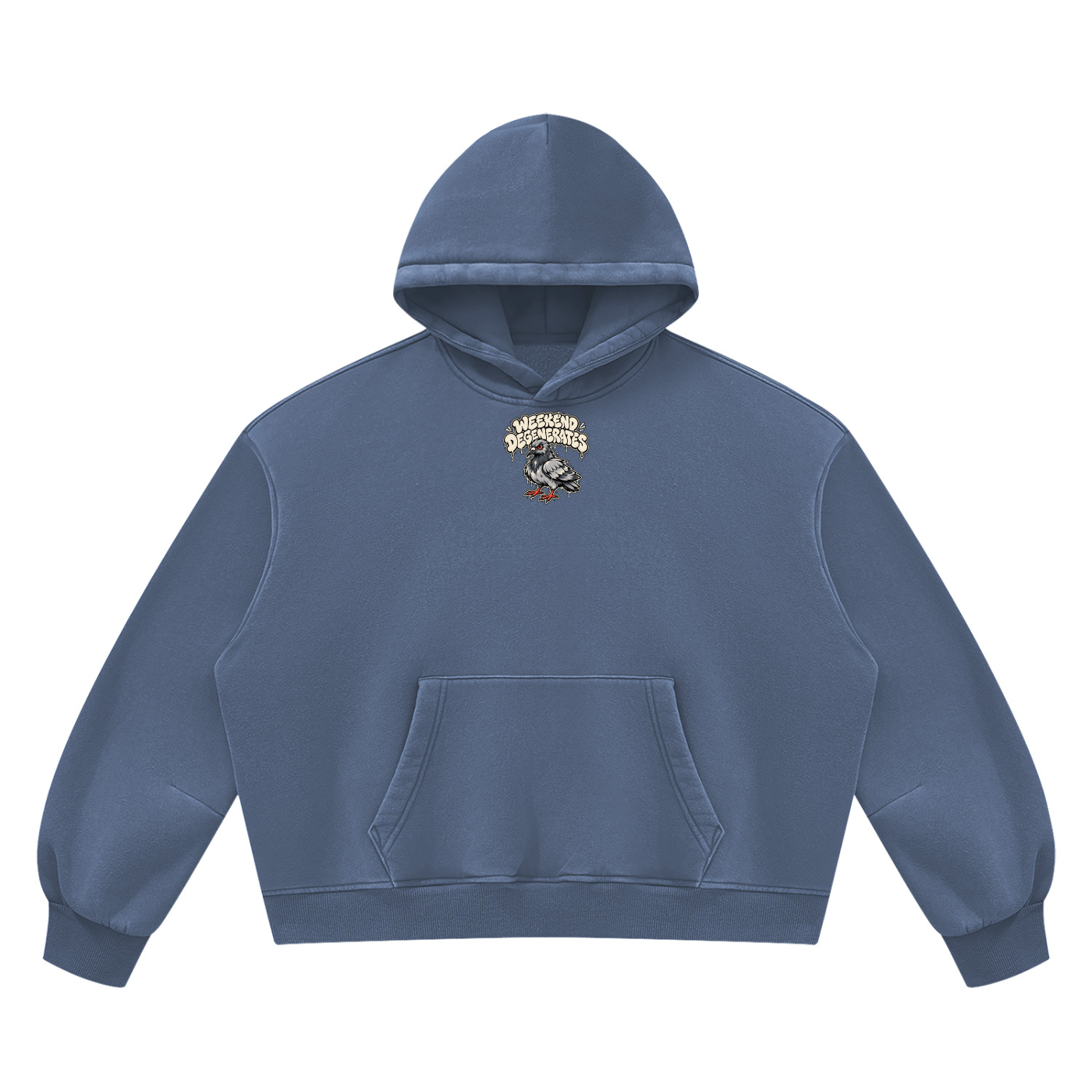 Pigeon Vintage Wash Boxy Fleece Hoodie