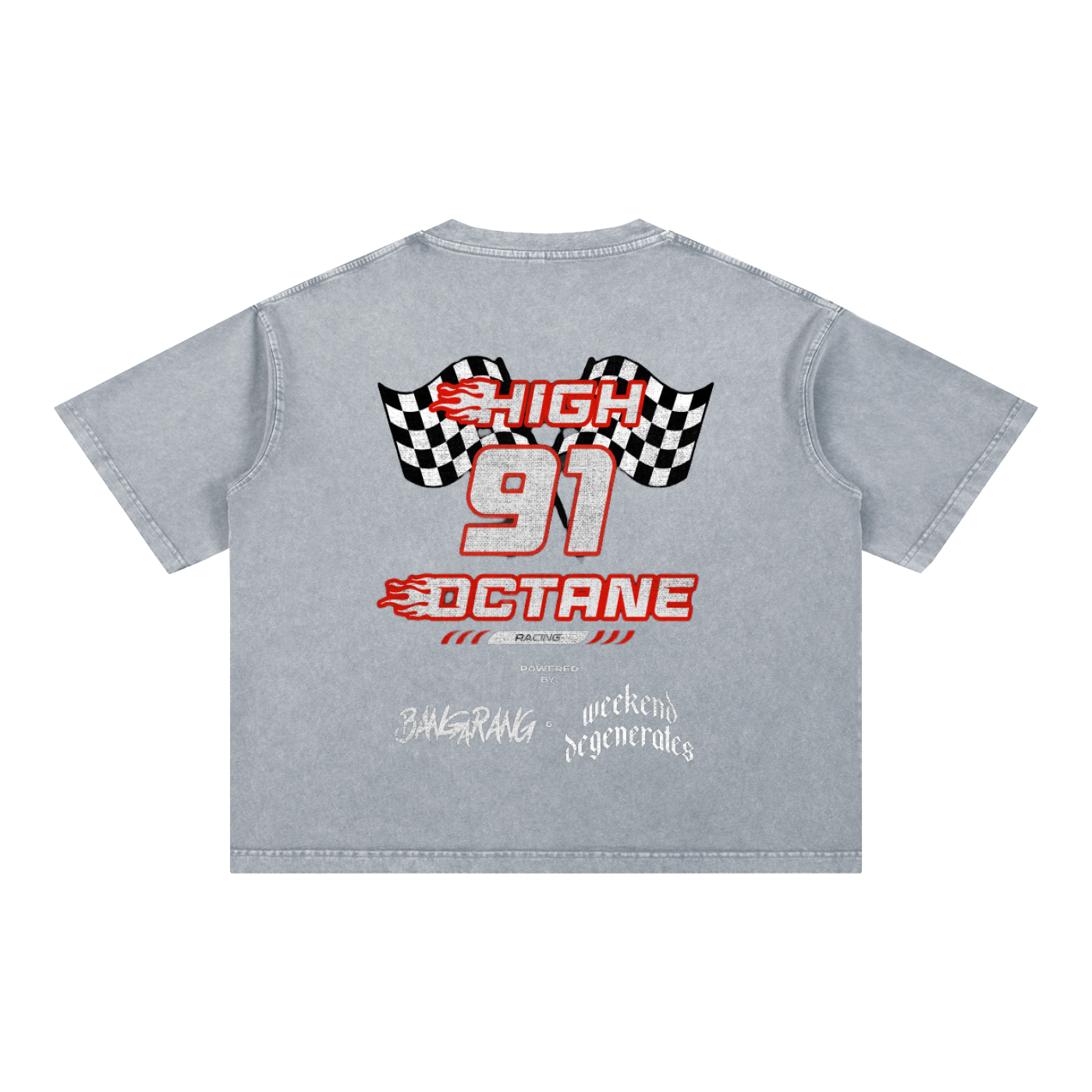 Bangarng XWEKND DGNT Mineral Wash Boxy  T-Shirt